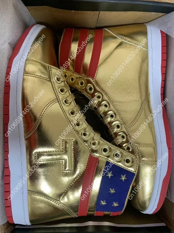 Gold Silvery Sneakers 100 High Quality2024 Maga Never Surrender Shoes Sneaker Basketball Mens Boots Road Shoe 1.webp