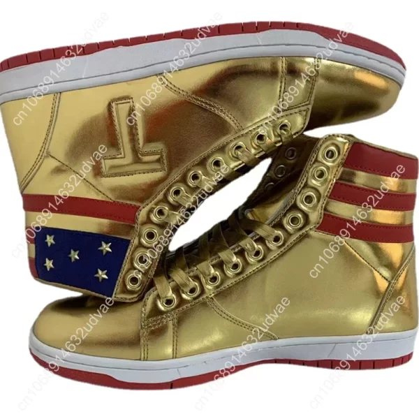 Gold Silvery Sneakers 100 High Quality2024 Maga Never Surrender Shoes Sneaker Basketball Mens Boots Road Shoe 2.webp